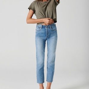 Aritzia Arlo High Rise Straight Jeans